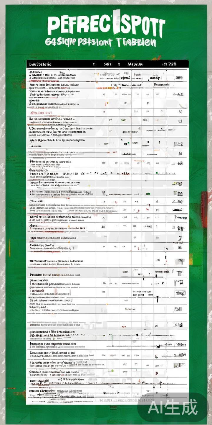所谓“体育64签完美签位表”，主要指对某项体育赛事